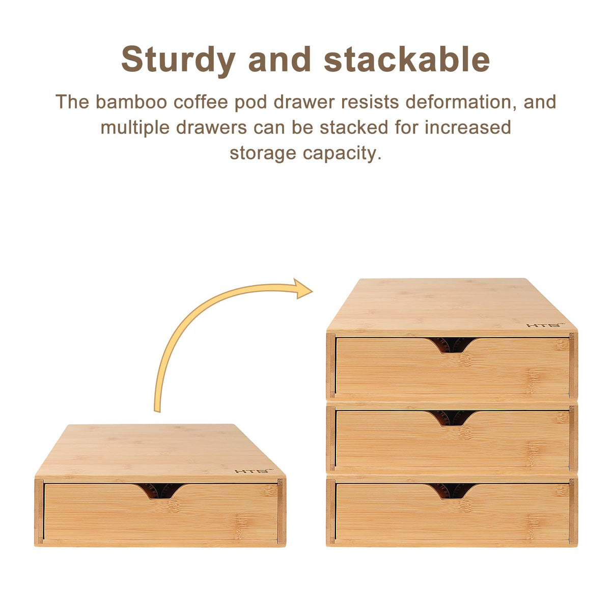 K Cup Holder Compatible Coffee Pod Storage Drawer