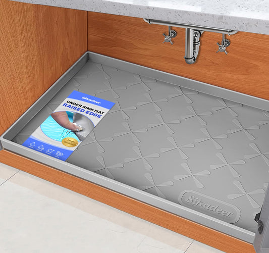 Waterproof Under Sink Mat Silicone 22"x19"