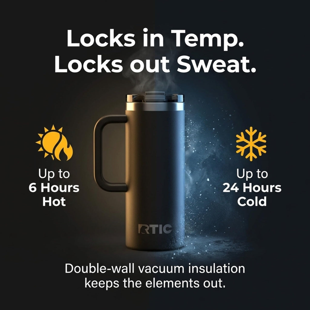 20oz Road Trip Travel Mug with Lid and Handle