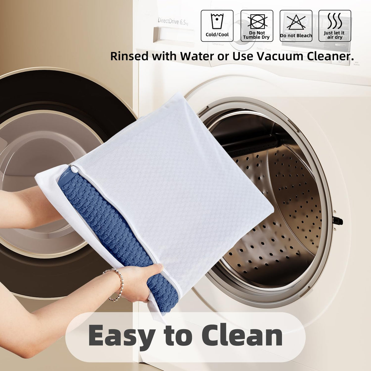 Bathroom Rugs Non Slip Washable (2.668 Sq Ft)