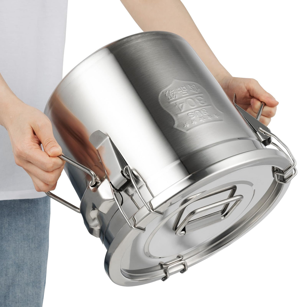 304 Stainless Steel Airtight Canister for Kitchen