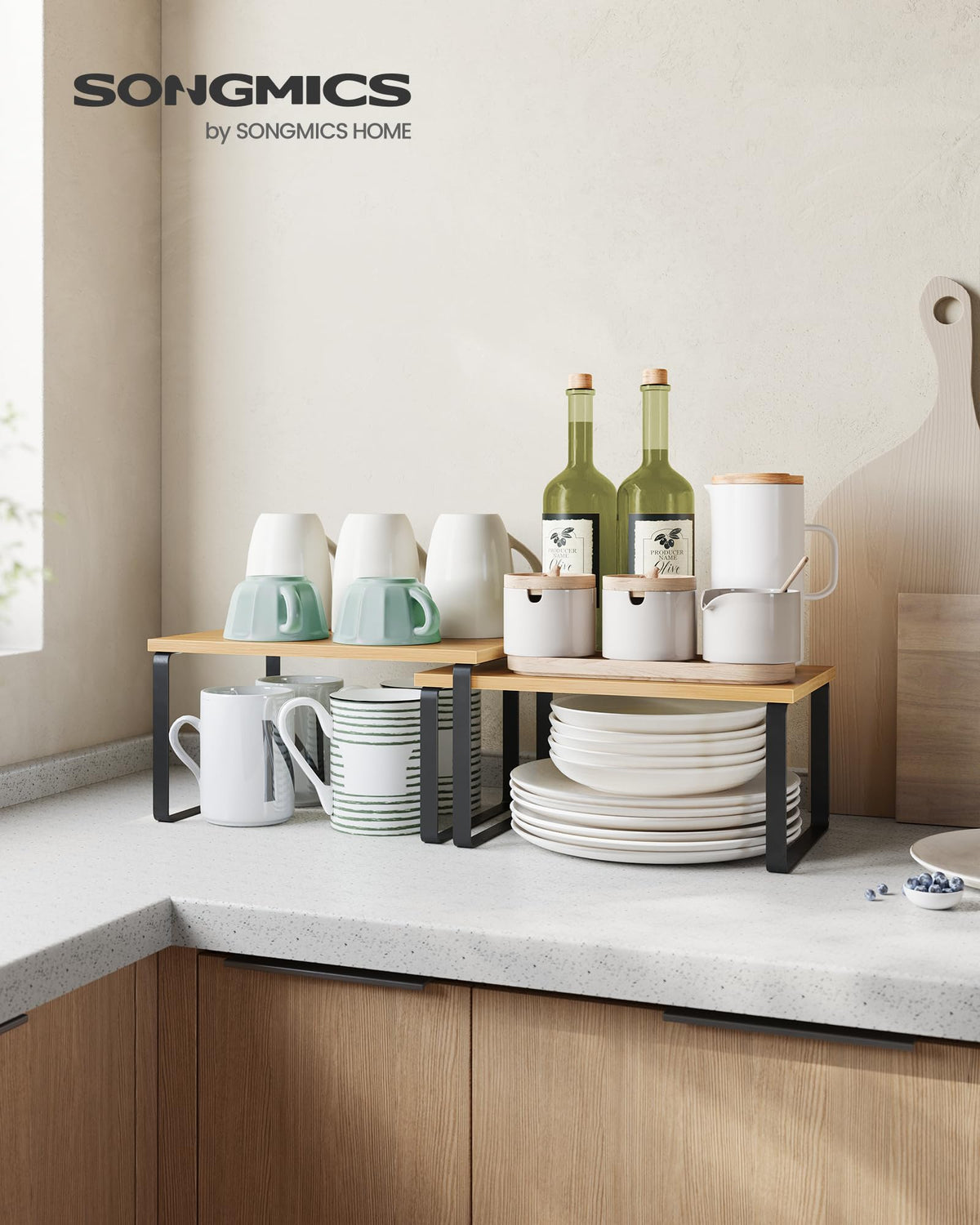 Cabinet Organizer Shelf (2 Count)