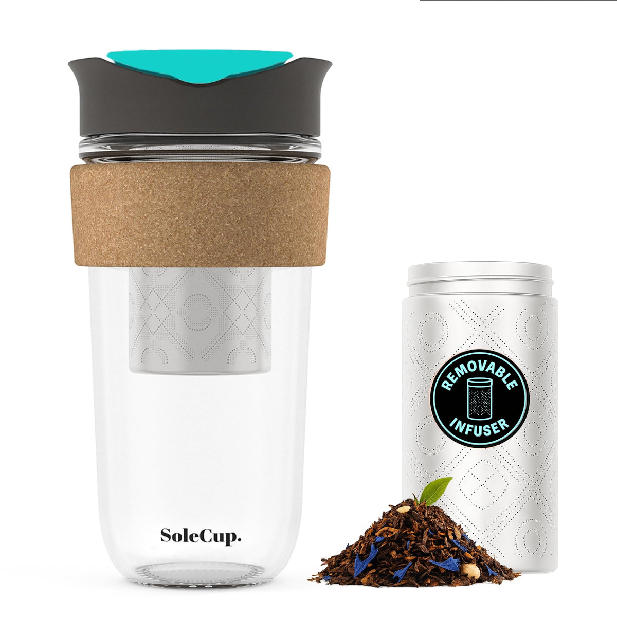 Large Travel Mug Loose Tea Infuser