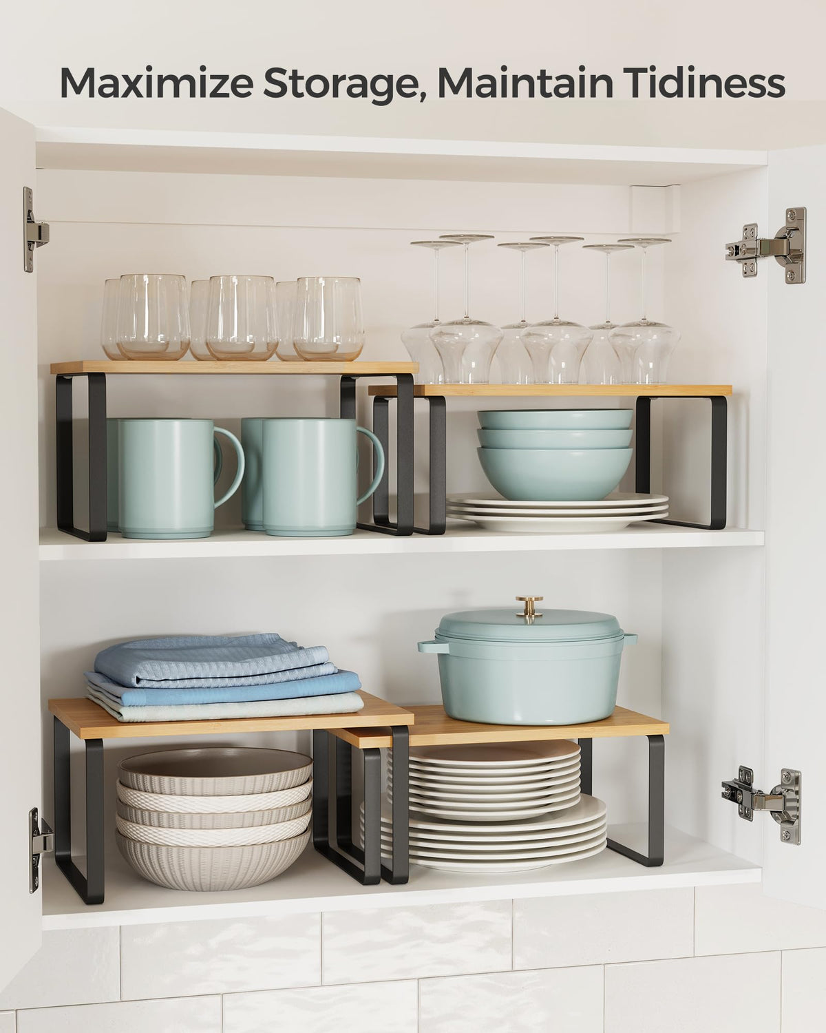 Cabinet Organizer Shelf (2 Count)