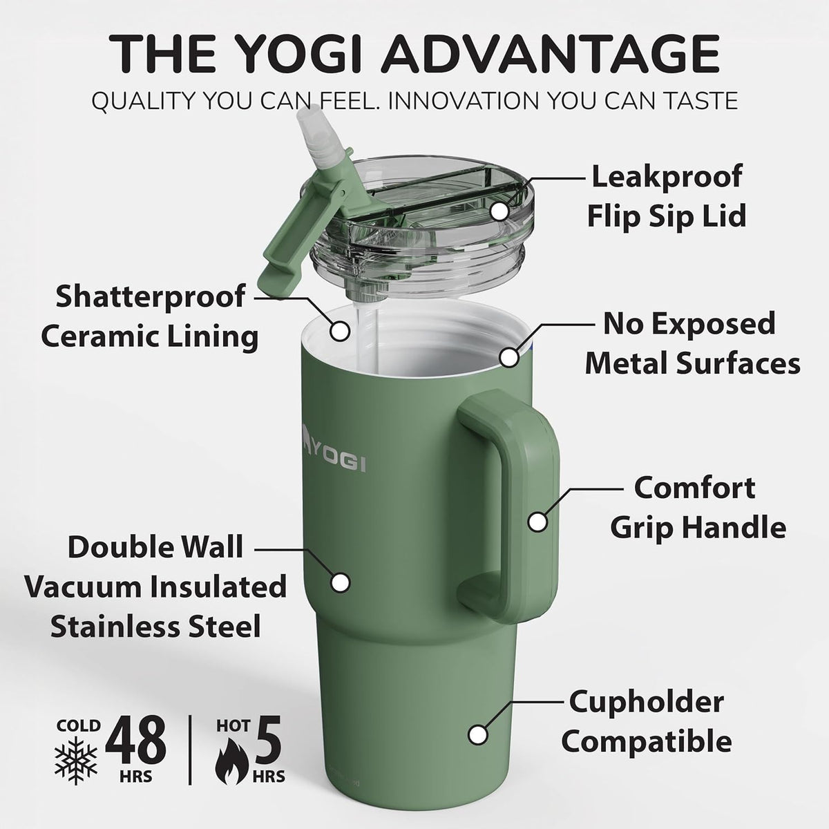 24oz Tumbler with Straw