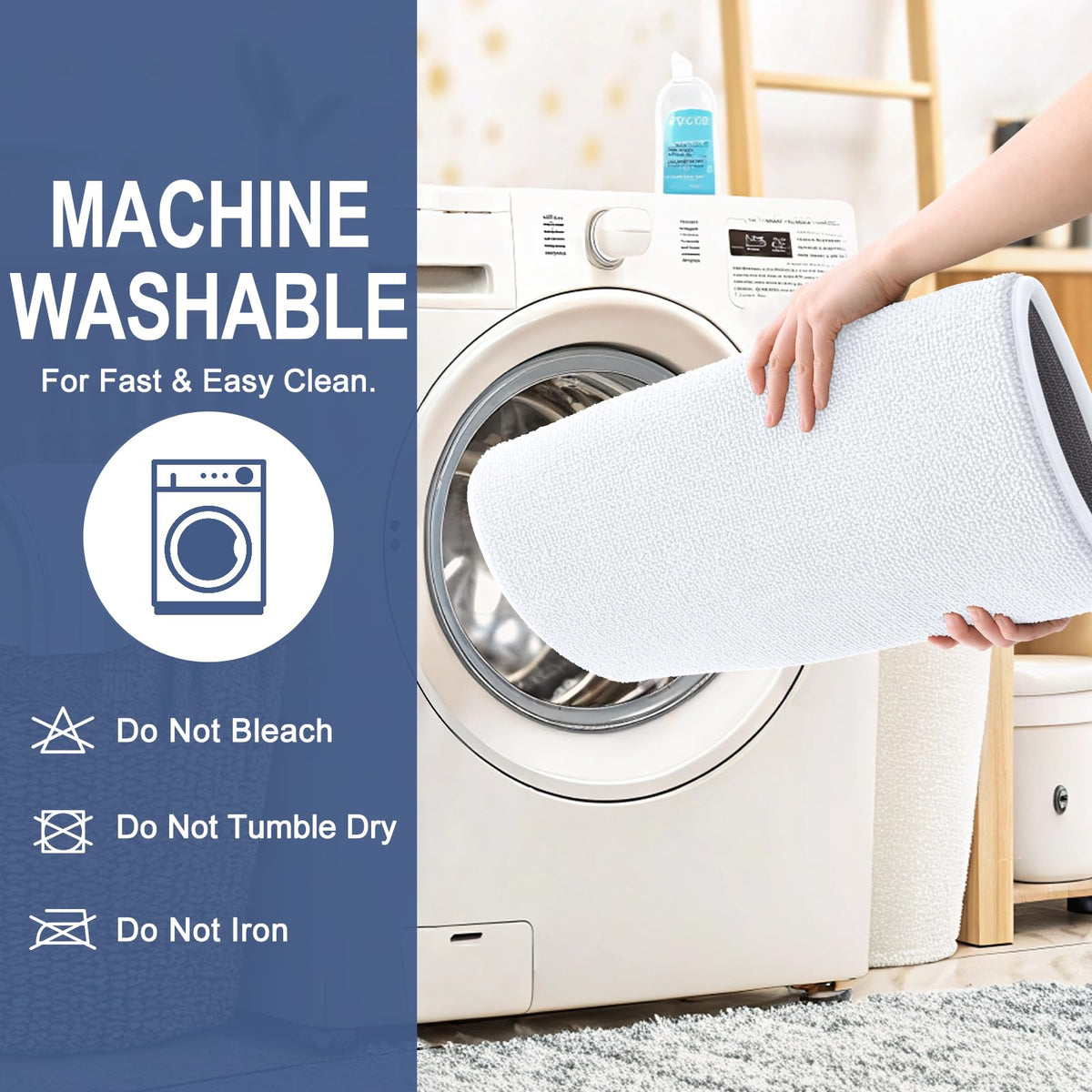 Memory Foam Bathroom Runner Rugs 44x24