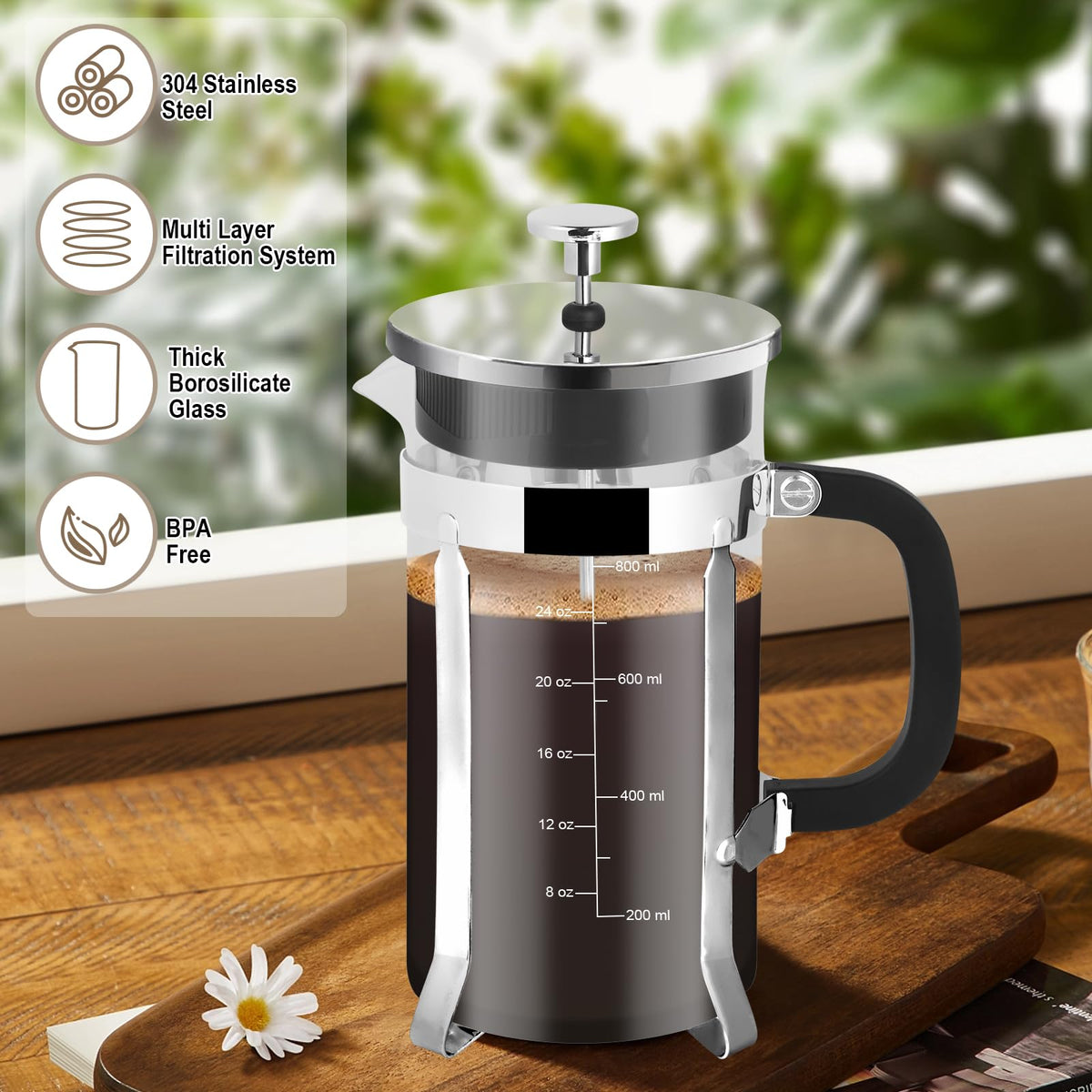 French Press Coffee Maker