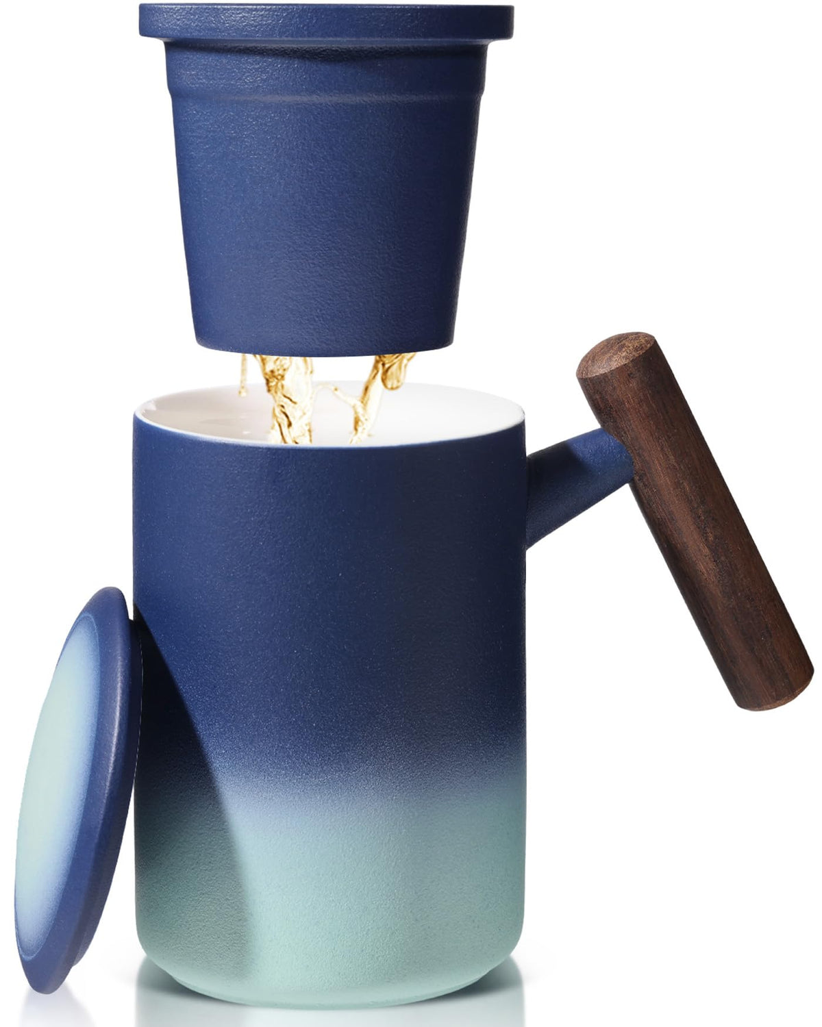 Tea Cup with Infuser and Lid