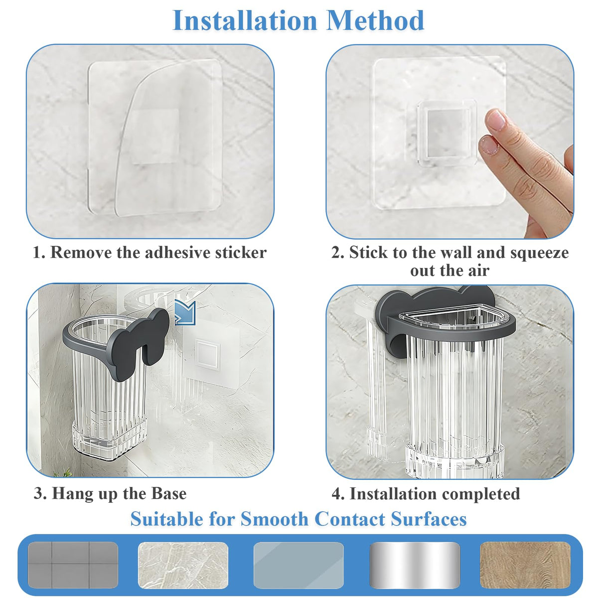 Stainless Steel Ice Scoop with Holder for Freezer Countertop Ice Machine