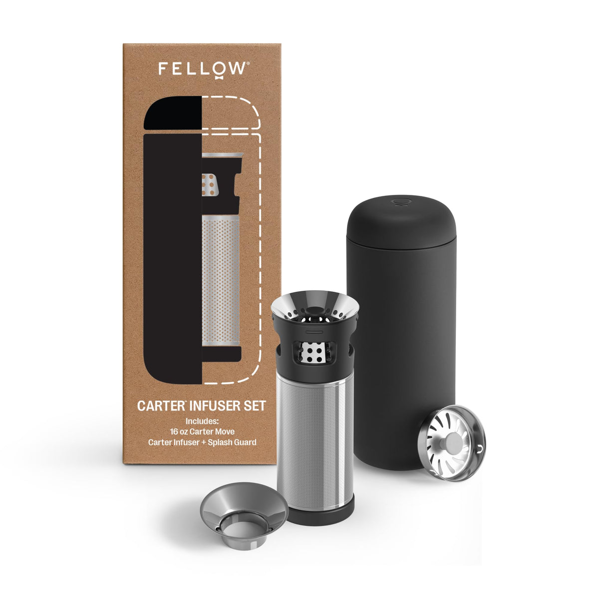 Carter Tea + Cold Brew Infuser & Carter Move 16 oz Tumbler Set