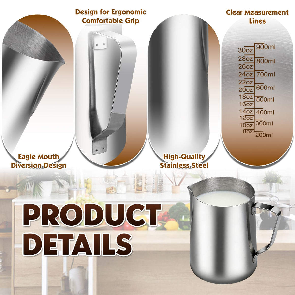 Milk Frothing Pitcher