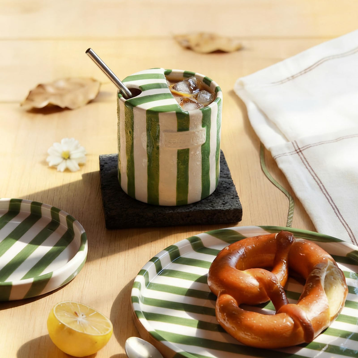 1 Pack Ceramic Mug with Sip Hole