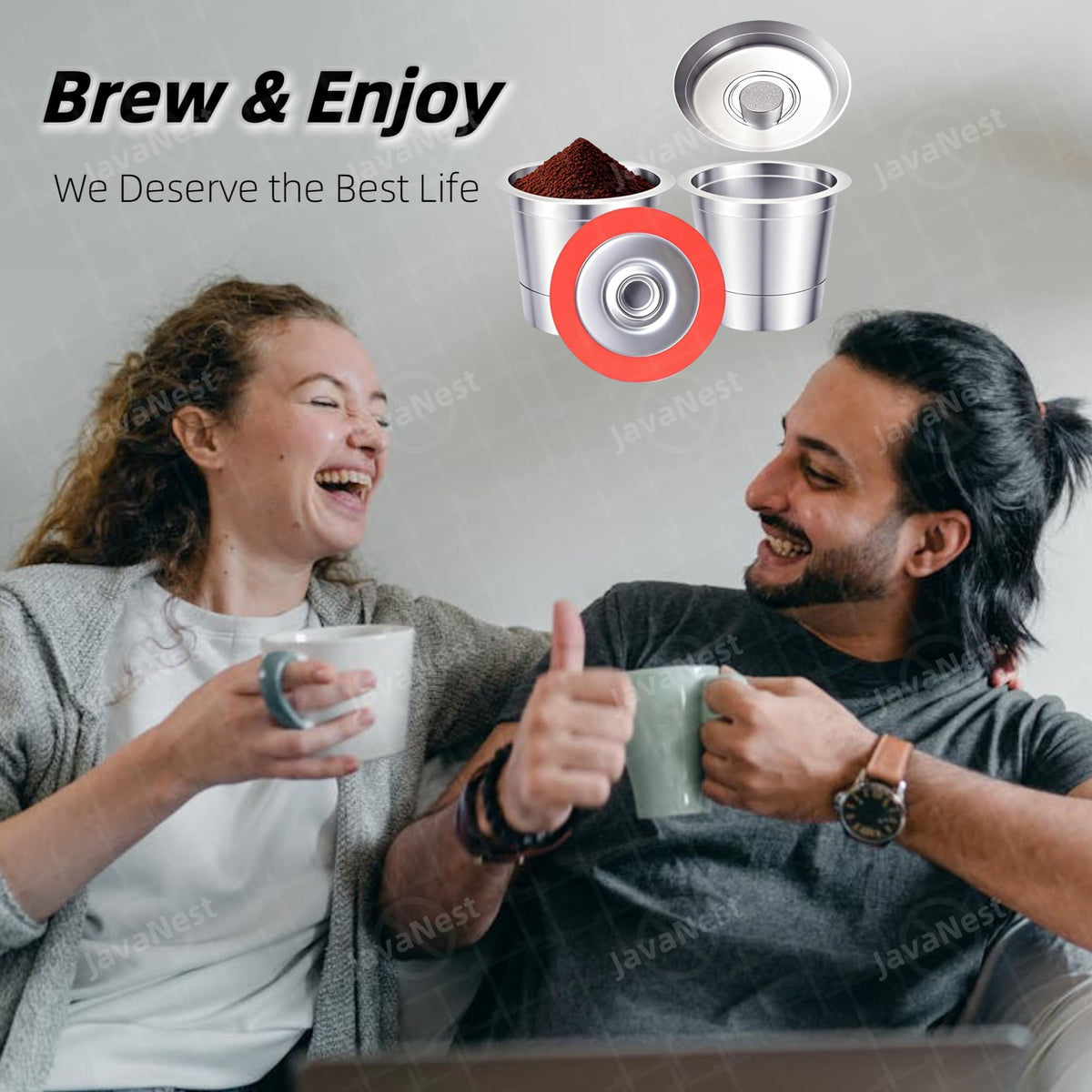 6 Pack Reusable K Cups for Keurig 2.0 & 1.0 (6 Count)