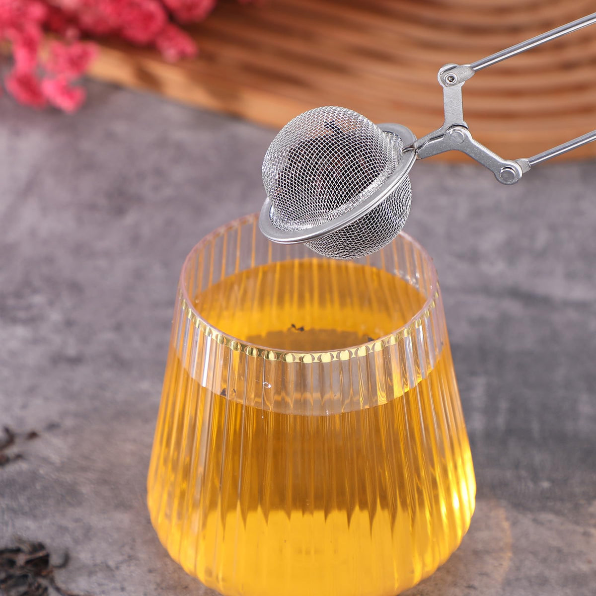 36PCS Tea Infuser Filter with Handle (36 Count)