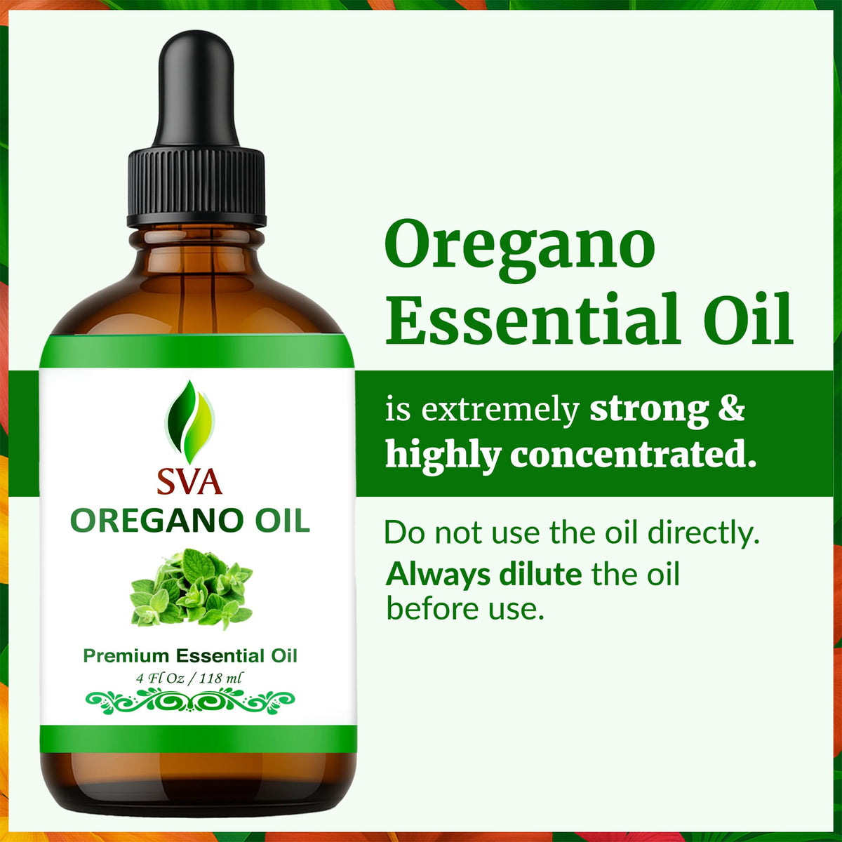 SVA Oregano Essential Oil (4 Fl Oz)