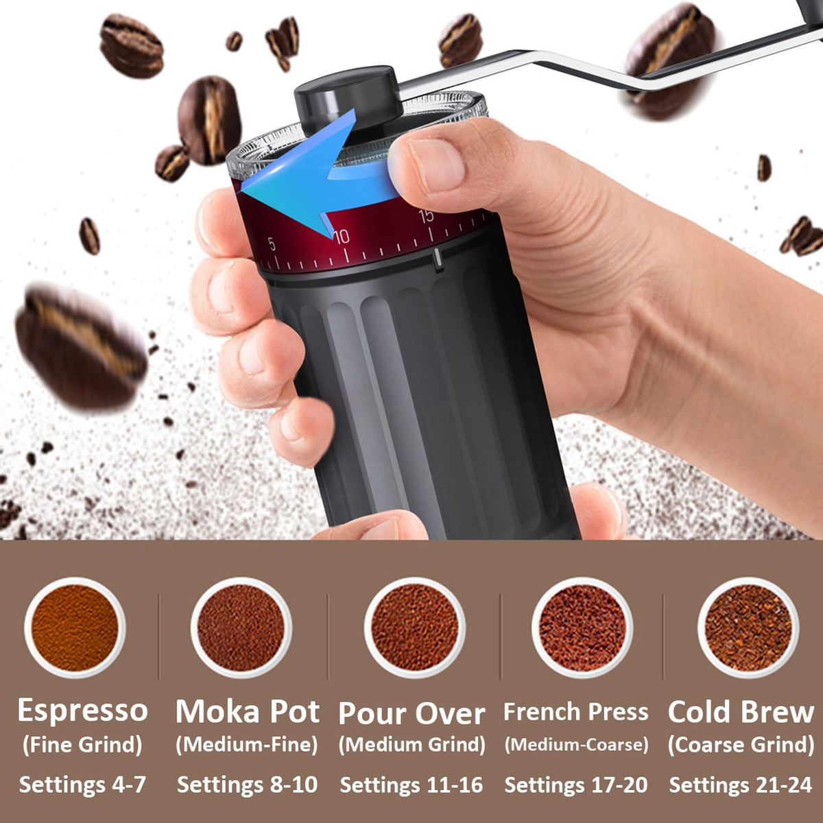 Manual Coffee Bean Grinder