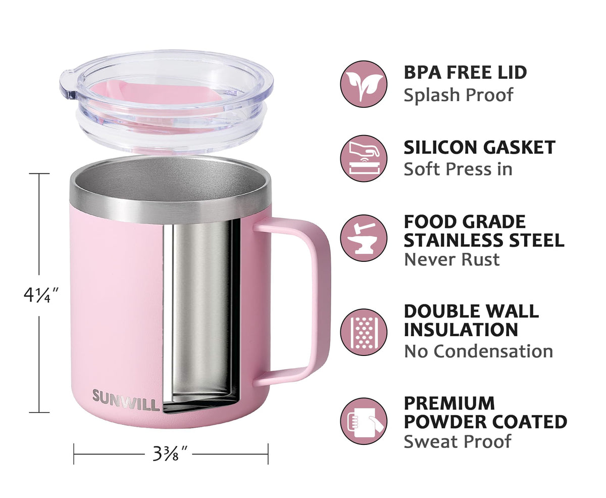 Insulated Coffee Mug with Lid