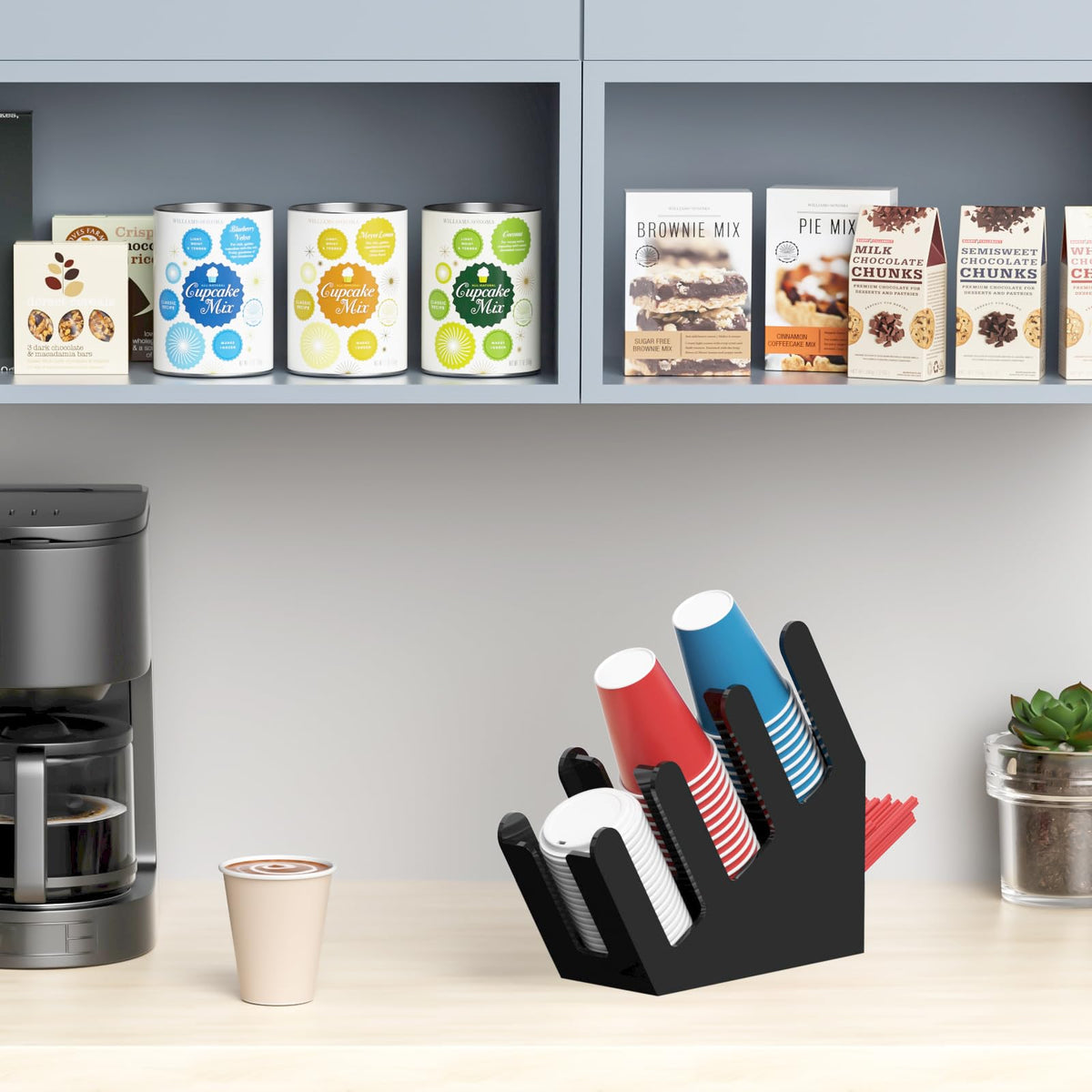 3 Compartment Disposable Cup Holder