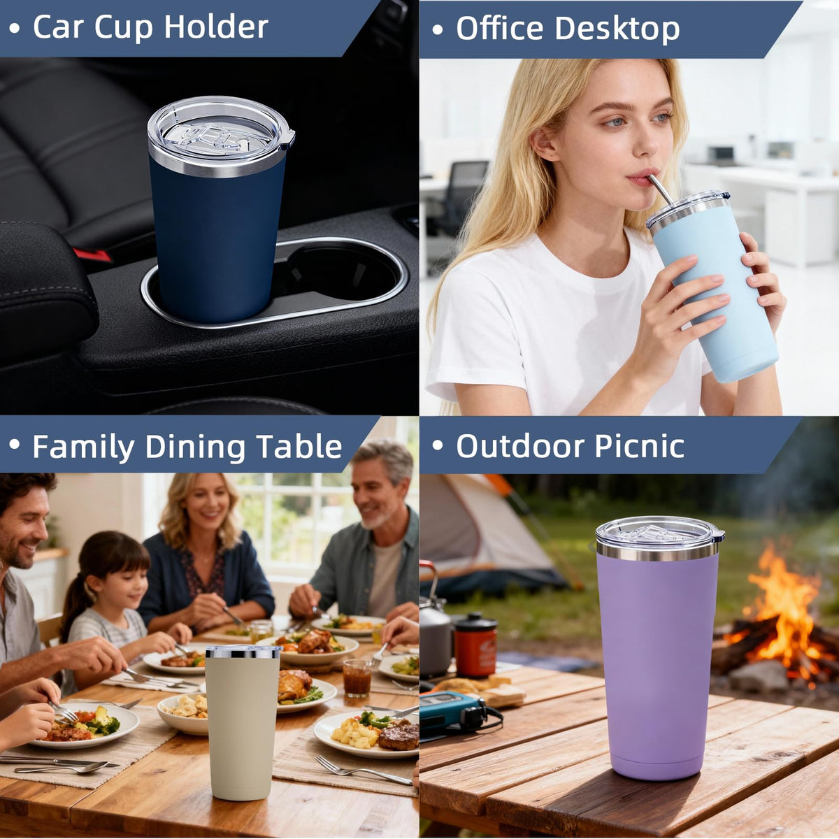 20oz Travel Coffee Tumbler