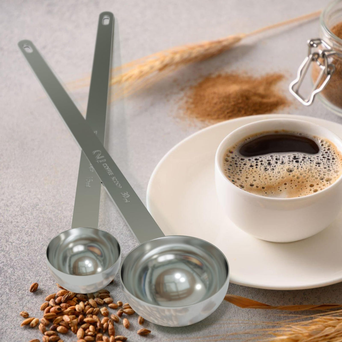 1PCS Extra Long Handle Coffee Scoop