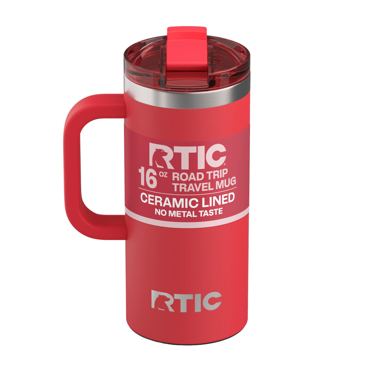 16oz Road Trip Travel Mug with Lid and Handle