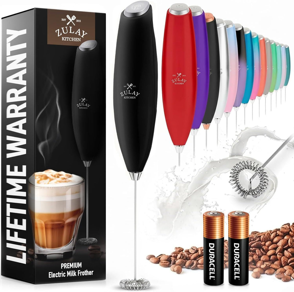 Milk Frother Handheld Electric Whisk