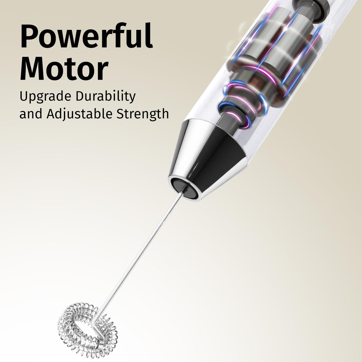 Rechargeable Milk Frother Handheld