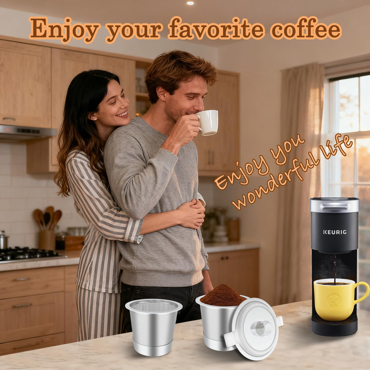 Reusable K Cup Filters for Keurig 1.0 Coffee Maker