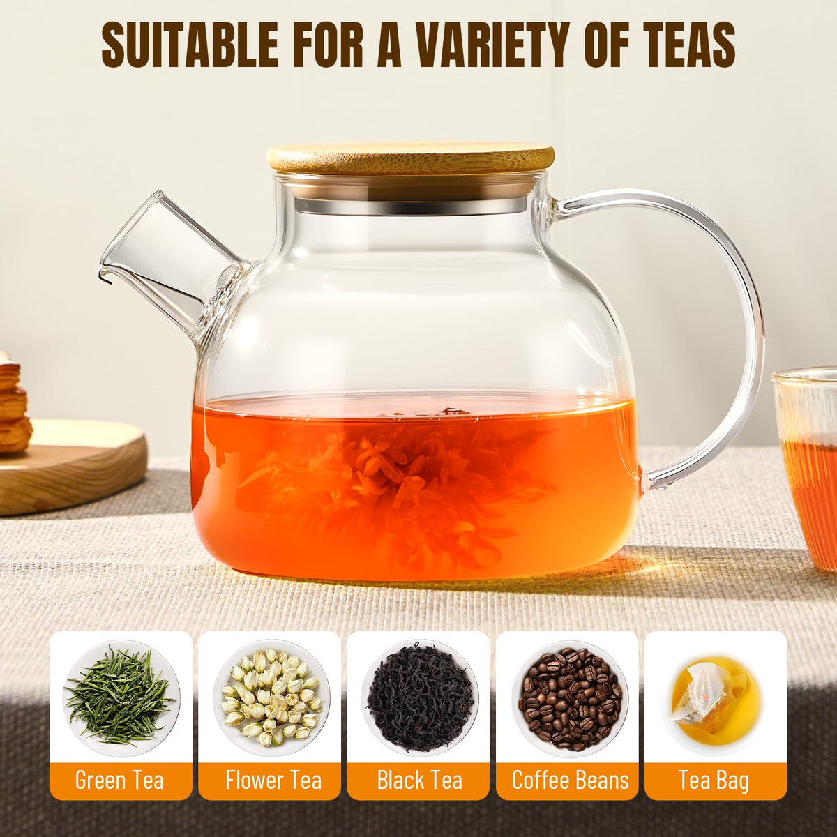 Glass Tea Kettle Stovetop