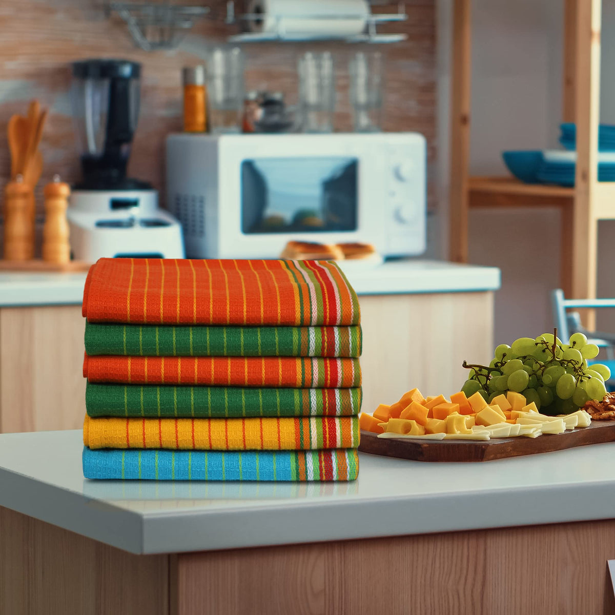 Kitchen Towels Cotton Dish Towels 20”x30” (12 Count)