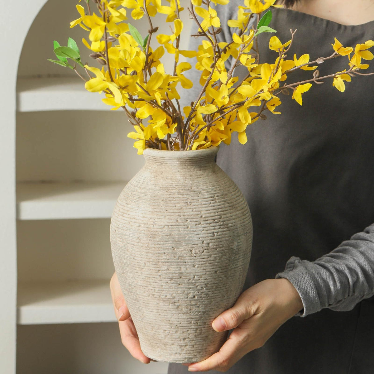 Ceramic Flower Vase Home Decor