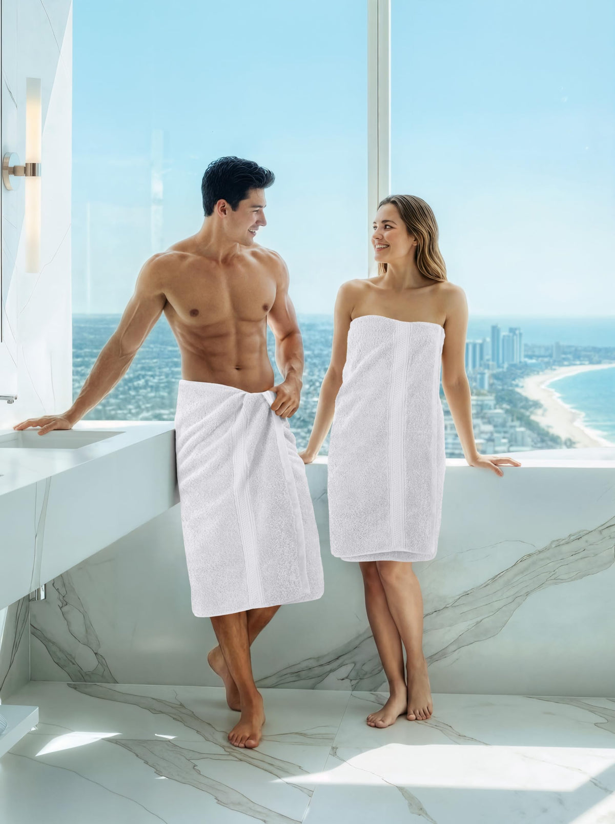 4 Pack Premium Bath Towels (4 Count)