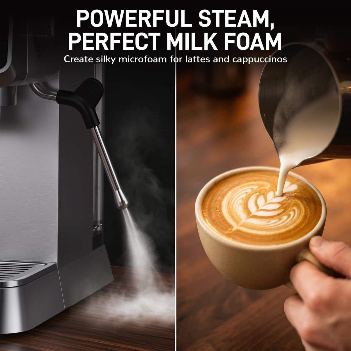 20 Bar Espresso Machine with Milk Frother