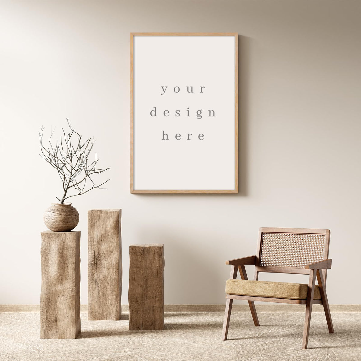 20x30 Solid Oak Wood Picture Frame