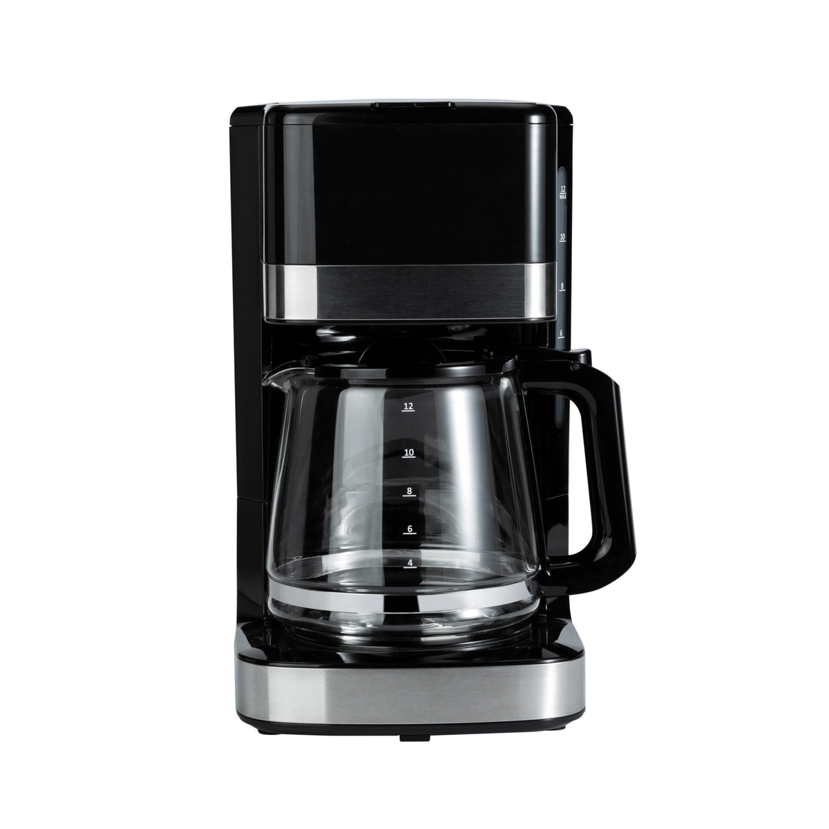 12 Cup Drip Coffee Maker with Glass Carafe