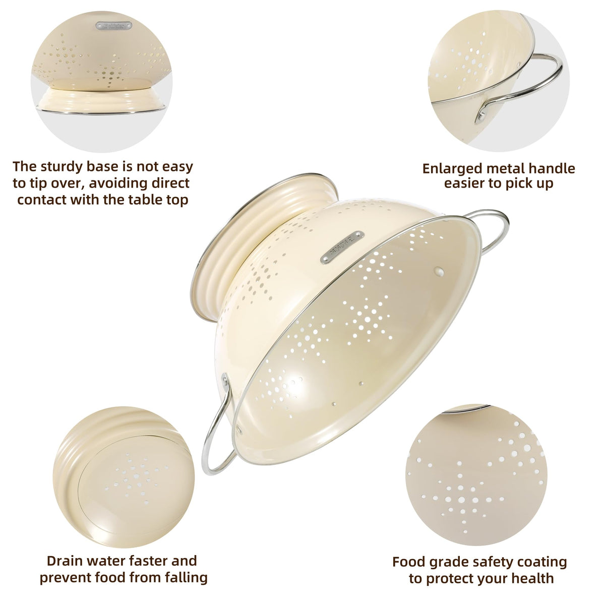 Metal Colander 2 Pack (2 Count)