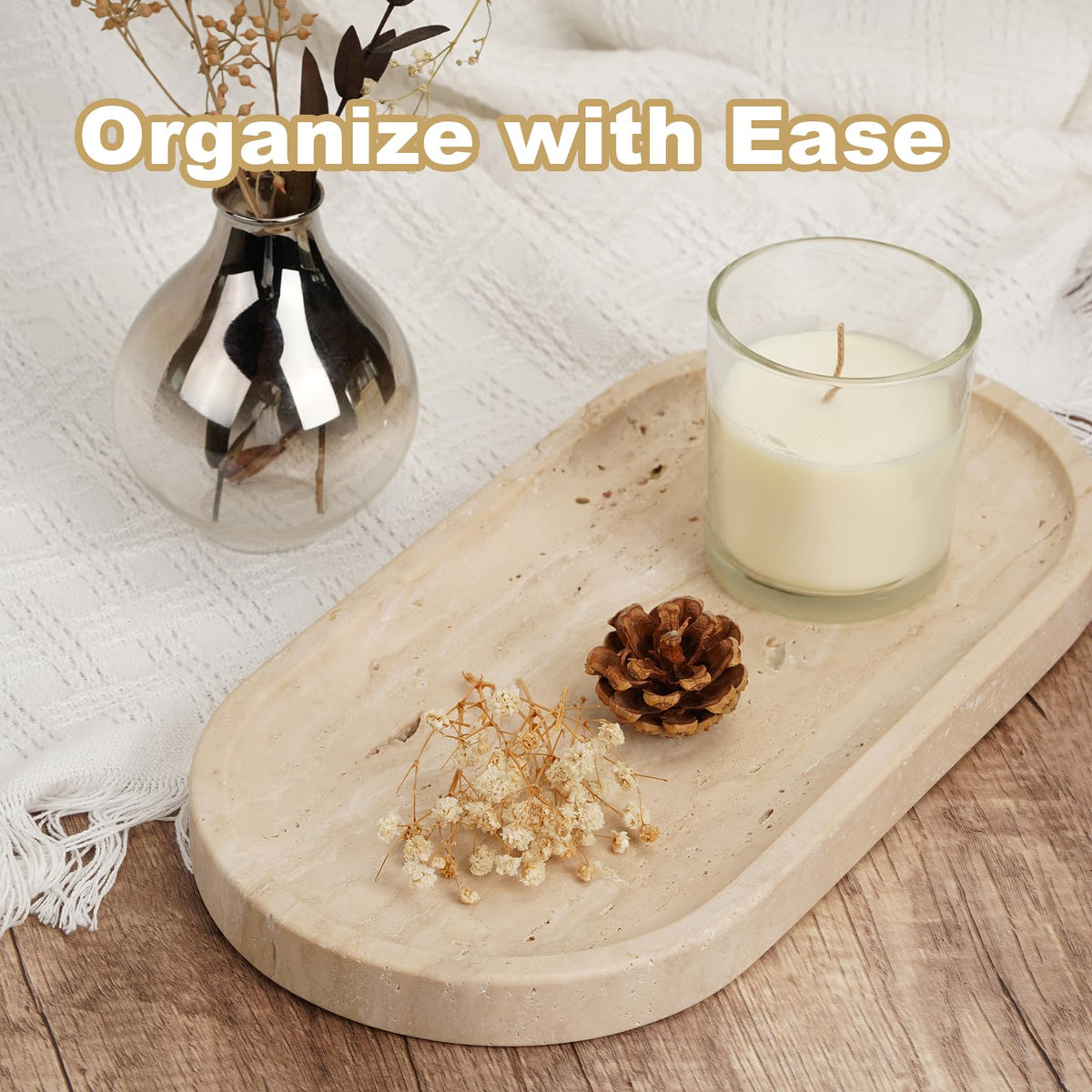Italian Travertine Tray