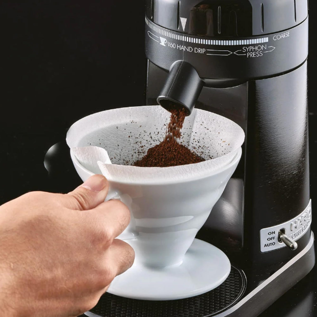 VDCR 02R V60 02 Coffee Dripper Ceramic Red Coffee Drip for 1
