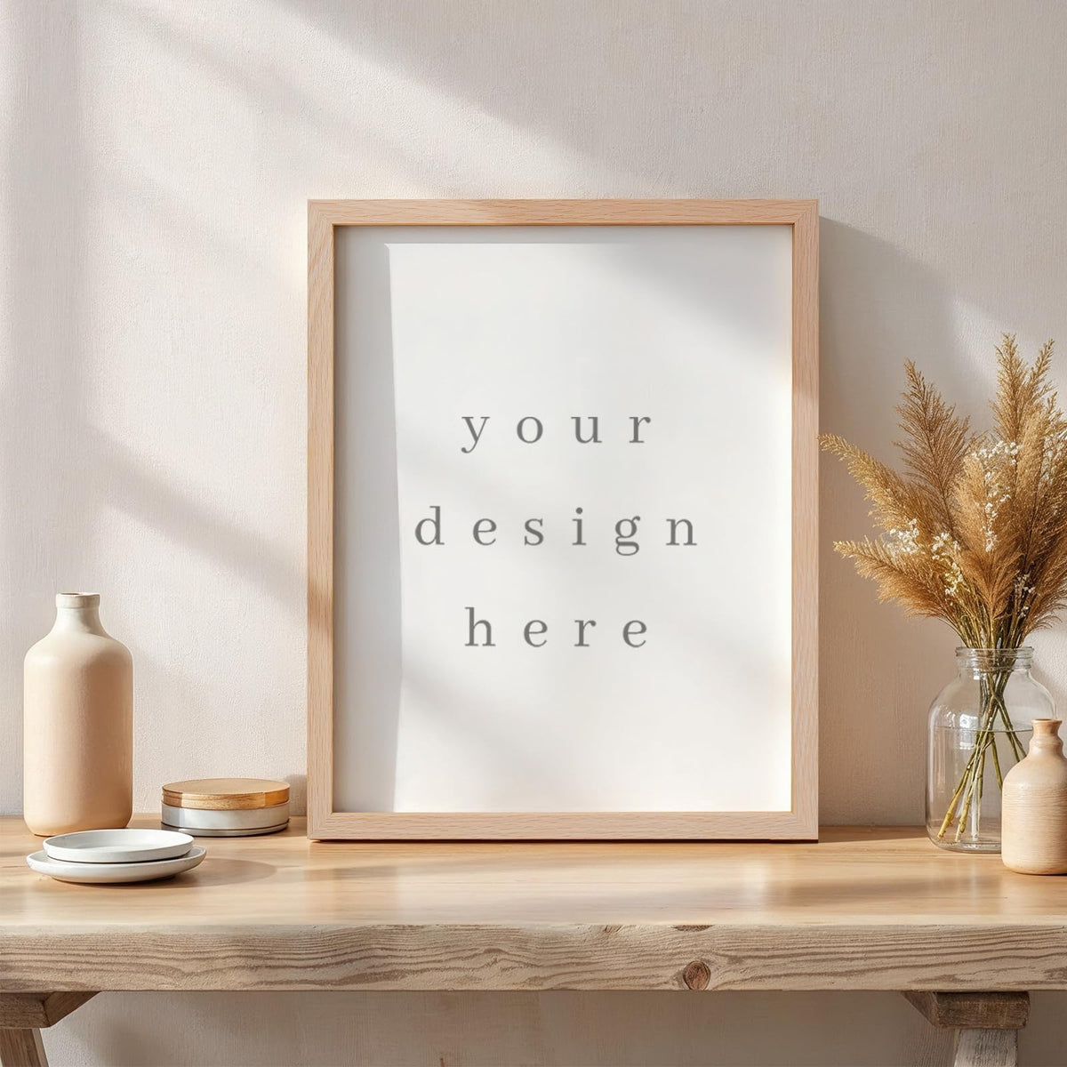 11x14 Solid Oak Wood Picture Frame