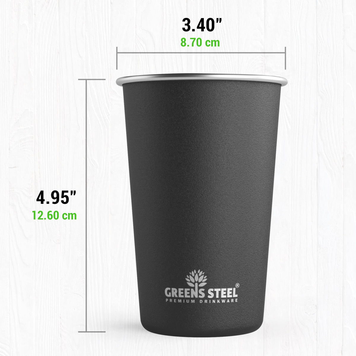 Stainless Steel Cups (4 Count)
