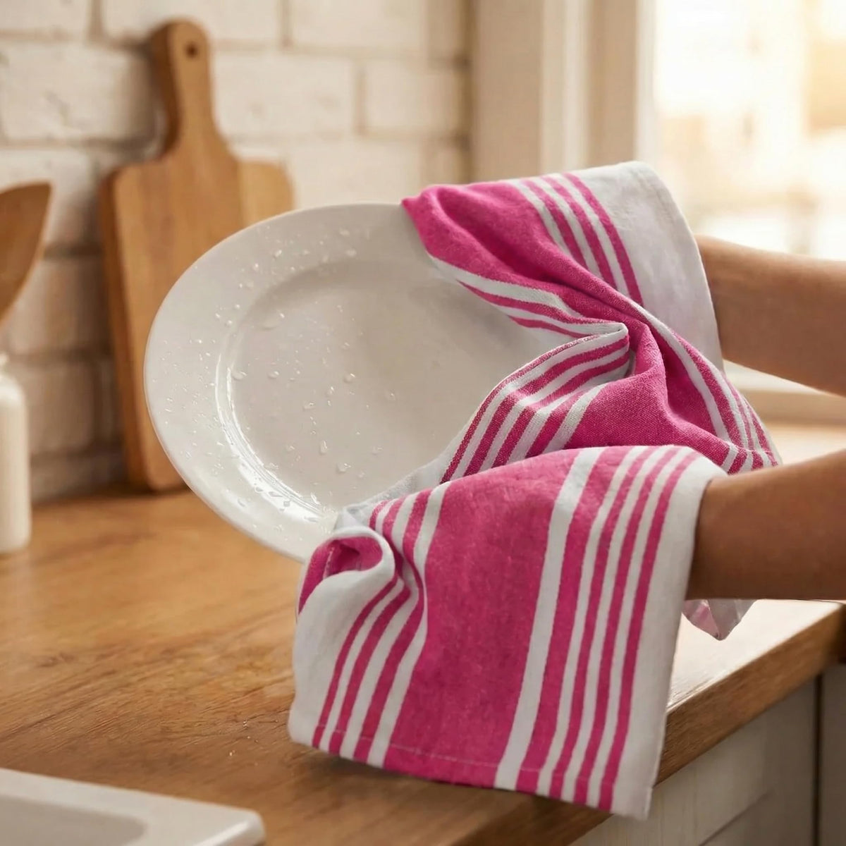 Kitchen Towels Cotton Dish Towel 20”x30” (6 Count)