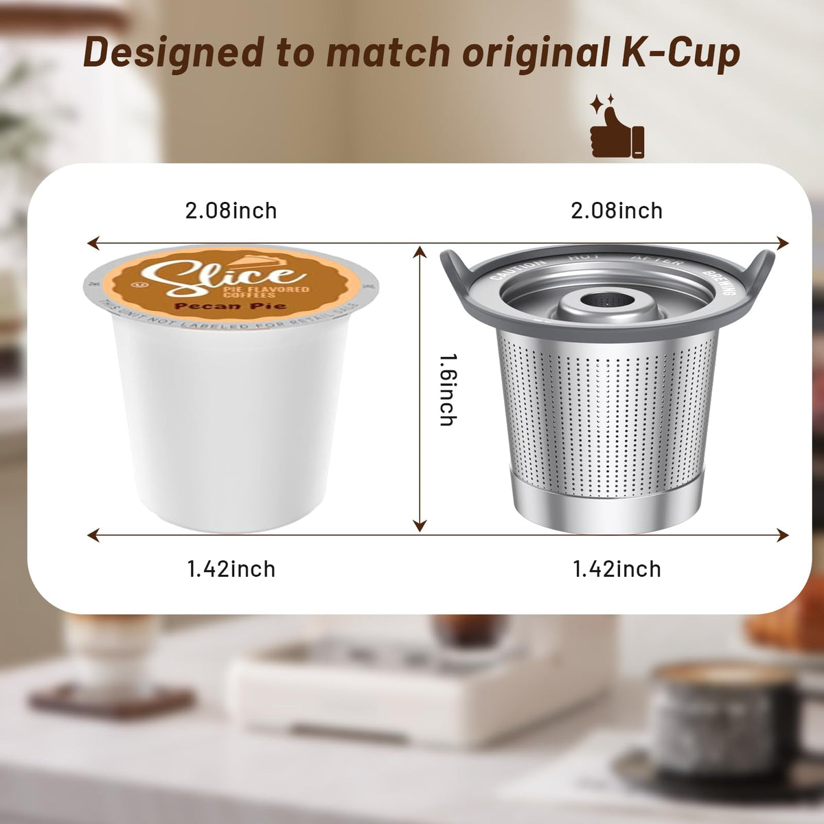ComfortGrip™ Reusable K Cups for Keurig 1.0