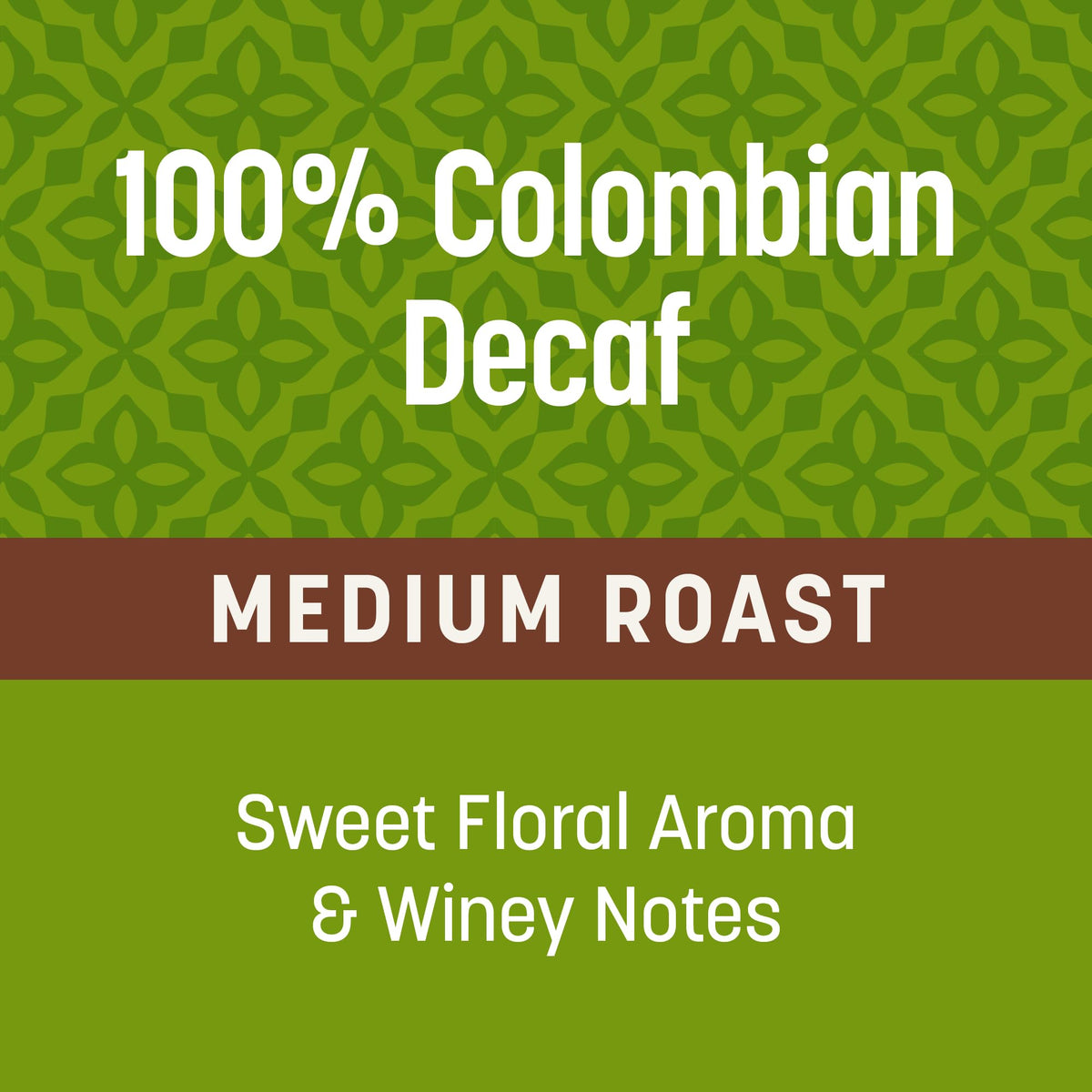 100% Colombian Decaf Ground Coffee Can (10 Ounce)