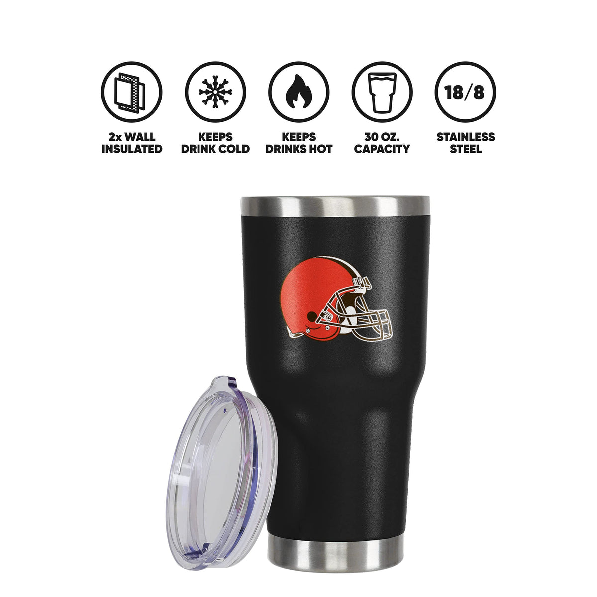 Cleveland Browns NFL Team Logo 30 oz Tumbler