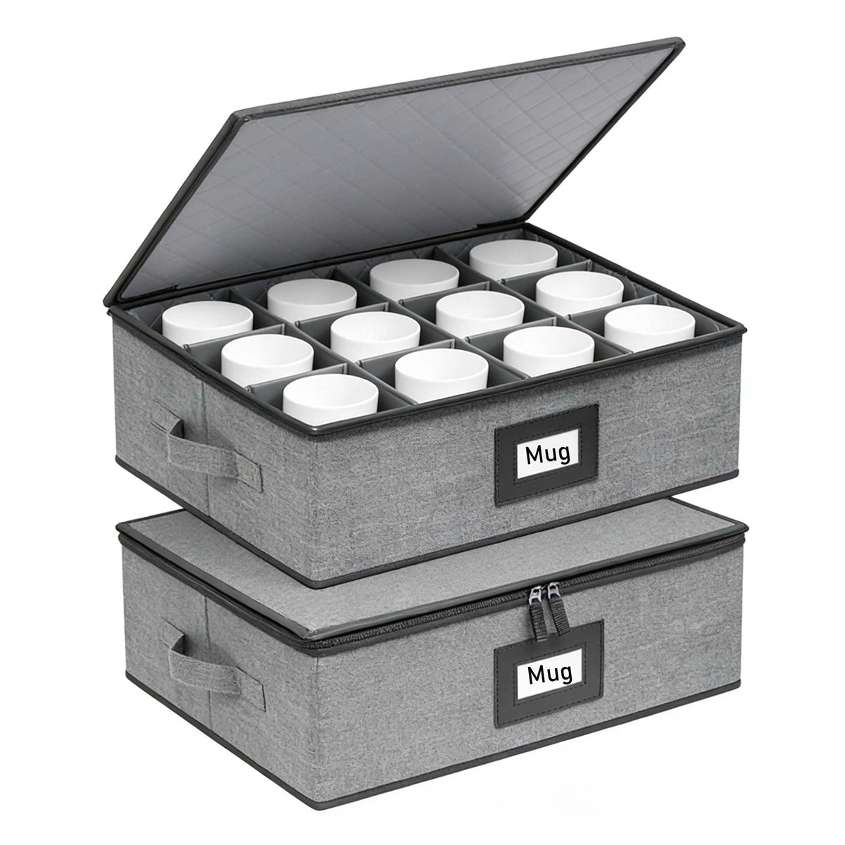 Cup Mug Storage Box (2 Count)