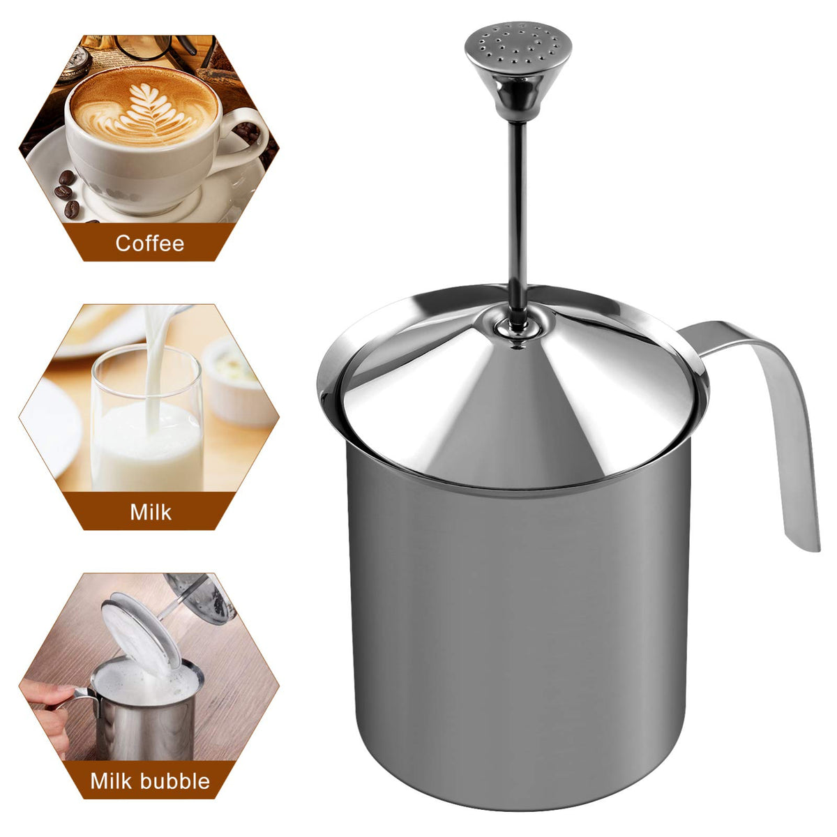 Milk Frother Manual Milk Frother