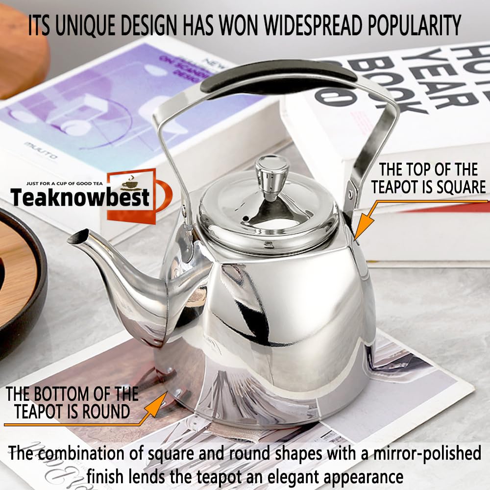 Stainless Steel Teapot with Infuser