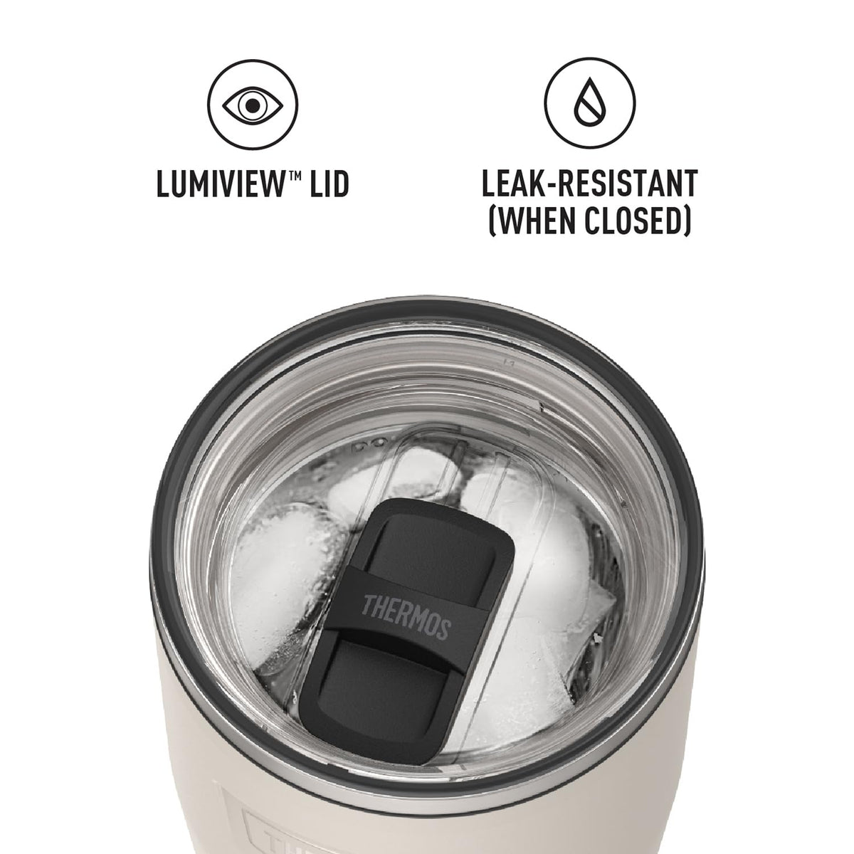 Icon Series 24oz Stainless Steel Tumbler with Slide Lock Lid