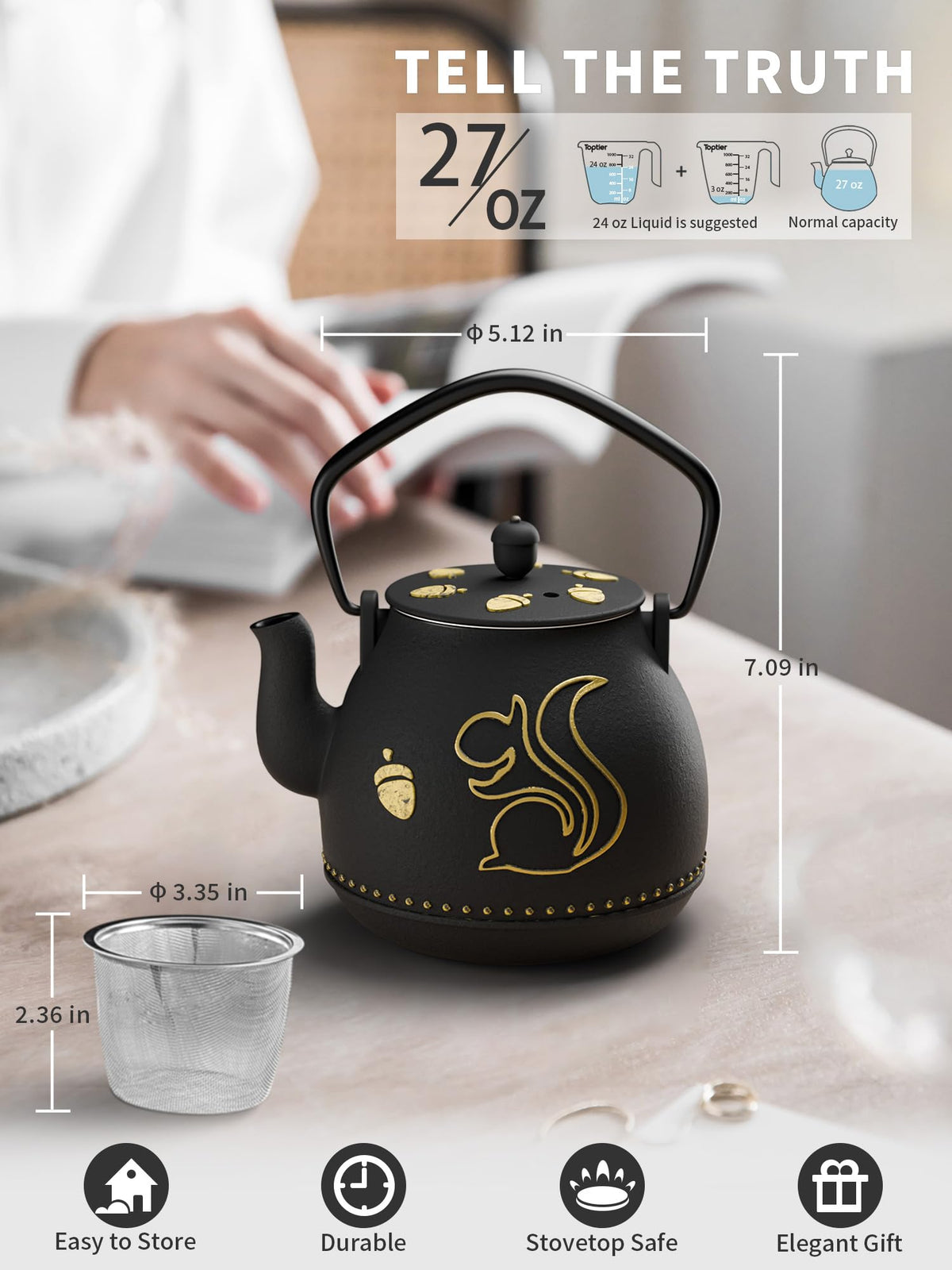 Teapot with Removable Infuser
