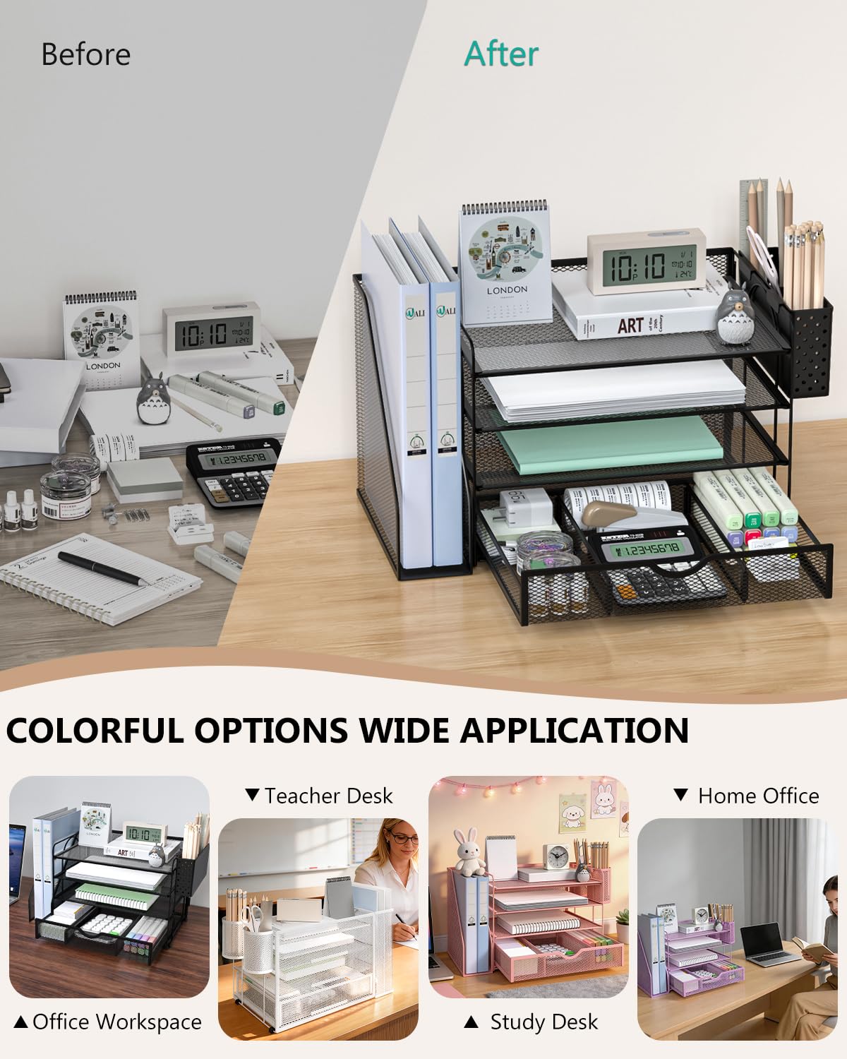 Desk File Organizer (2 Count)